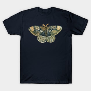 Watercolor Brahmin Moth T-Shirt